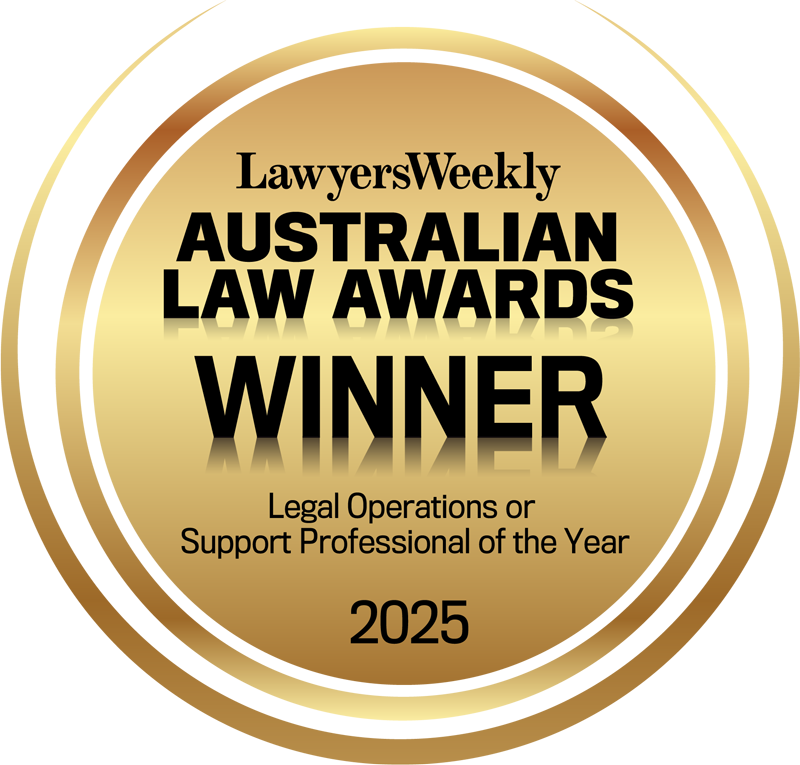 Finalist 2025 - Australian Law Awards - Legal Operations or support professional of the year